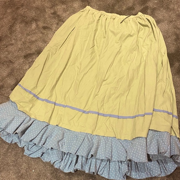 Vintage Dresses & Skirts - Vintage 70s Prairie skirt